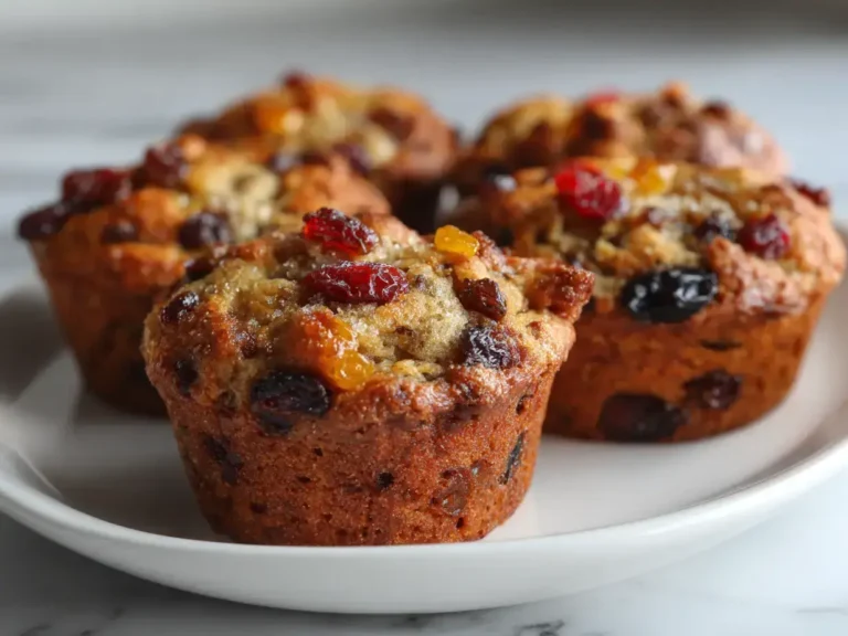 Easy Mini fruit cake muffins