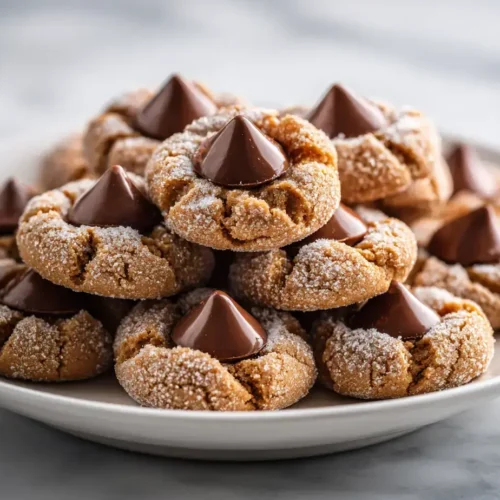 Easy Peanut Butter Blossoms