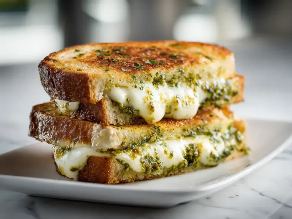 Pesto Grilled Cheese
