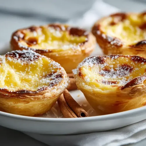 Easy Portuguese custard tarts