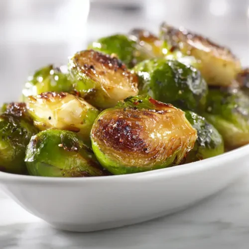 Easy Roasted Brussels Sprouts