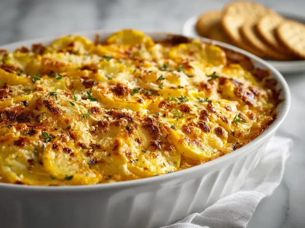 Cheesy Squash Casserole