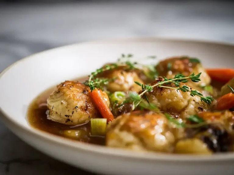 Easy Vegan stew dumplings