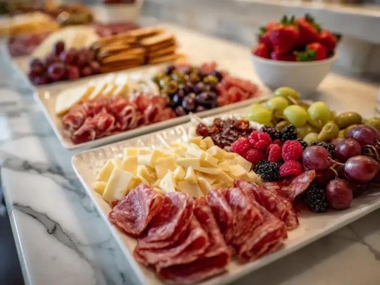 Easy charcuterie wall