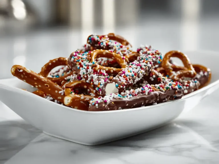 Easy chocolate covered pretzels