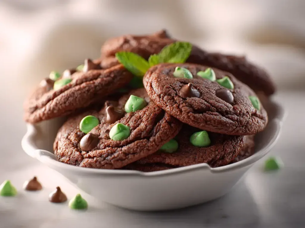Chocolate Mint Cookies