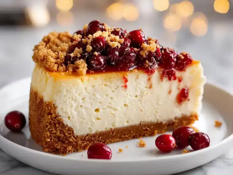 Easy christmas cheesecake