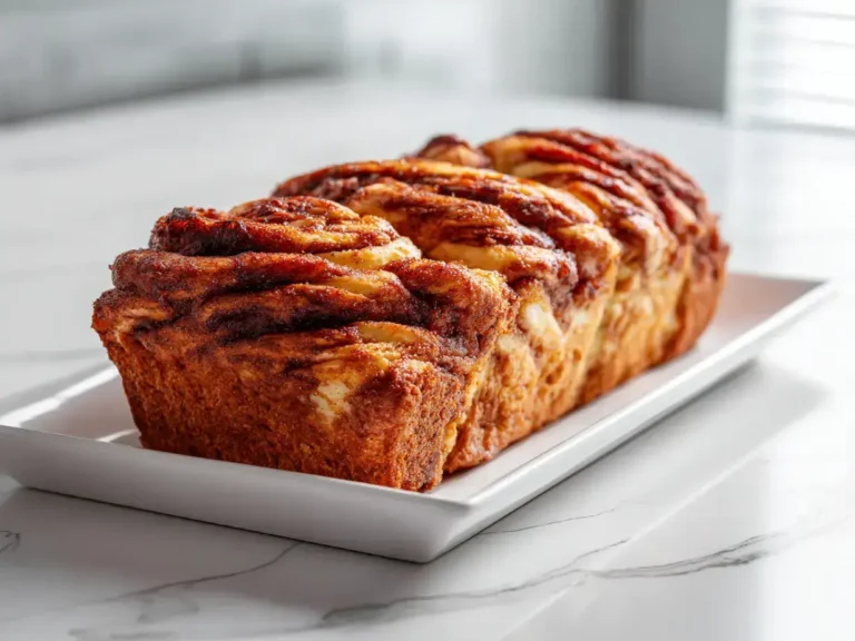 Easy cinnamon swirl apple bread