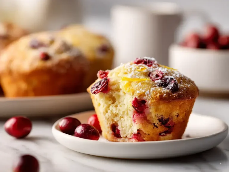 Easy cranberry orange muffins