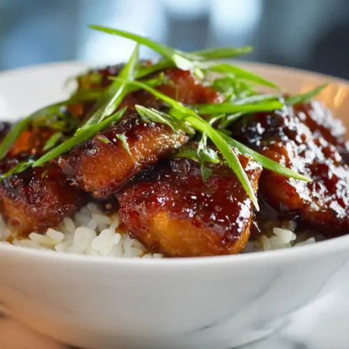 Easy crock pot bourbon chicken recipe