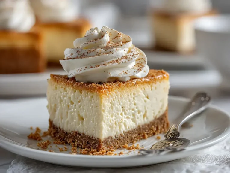 Easy egg nog cheesecake