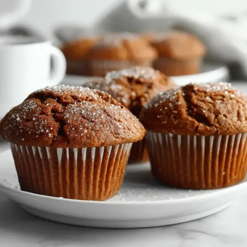 Easy gingerbread muffins