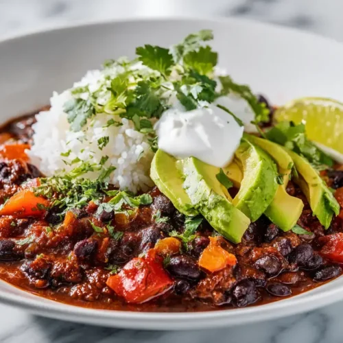 Easy hearty black bean recipe