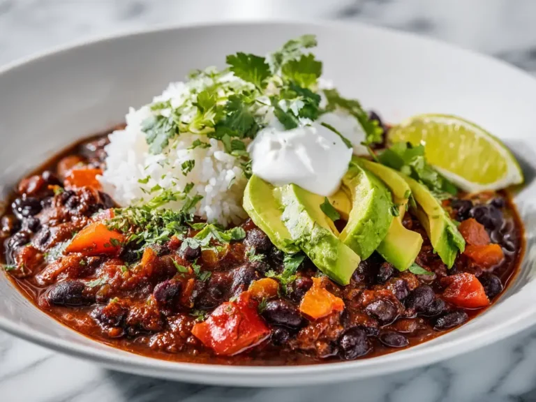 Easy hearty black bean recipe