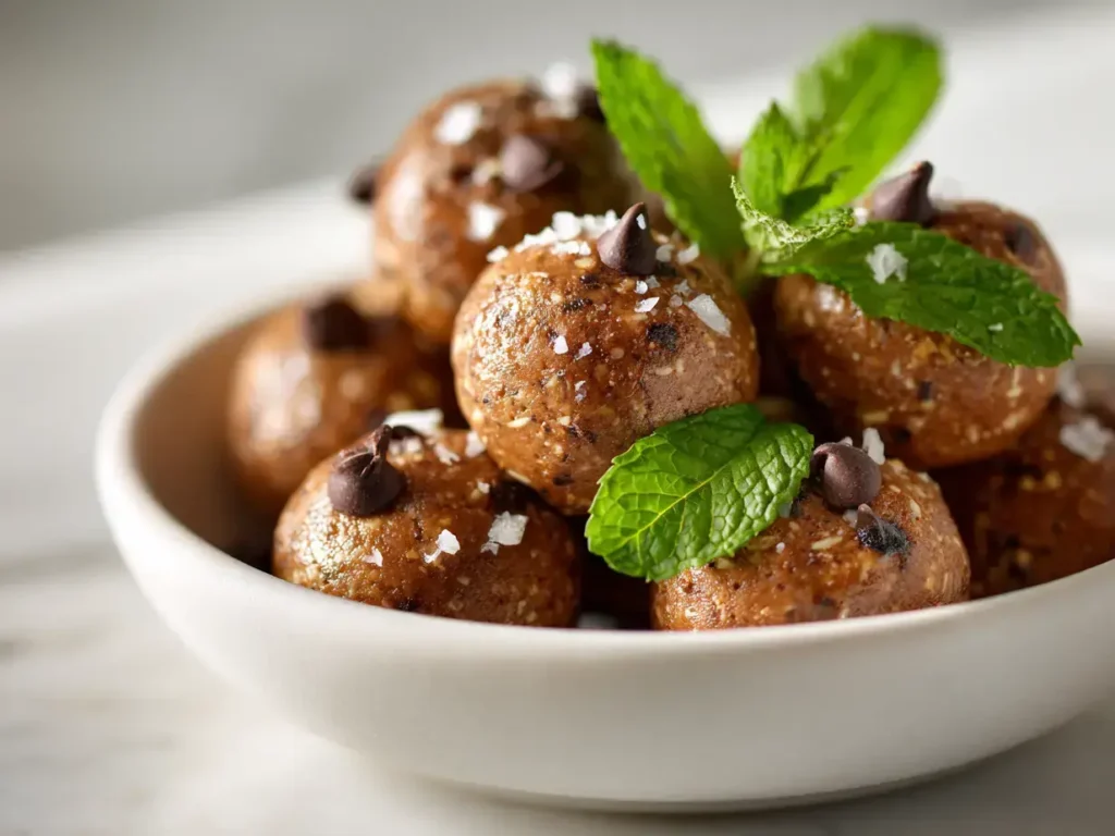 Protein Mint Chocolate Balls