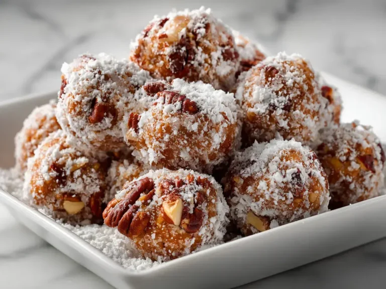 Easy pecan pie balls