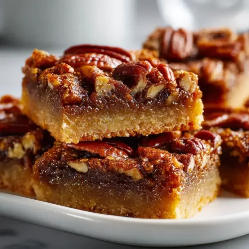 Easy pecan pie bars