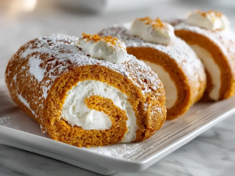Easy pumpkin roll