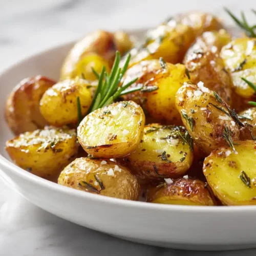 Easy roasted fingerling potatoes