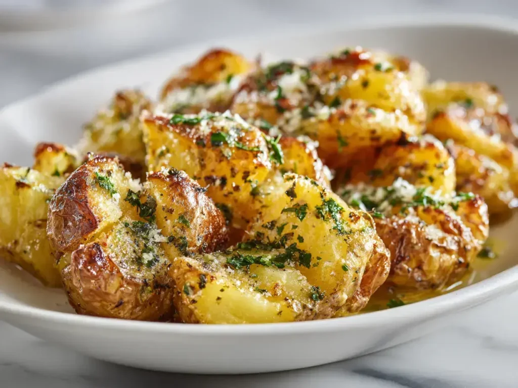 Crispy Smashed Potatoes Recipe