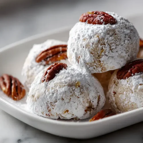 Easy snowball cookies