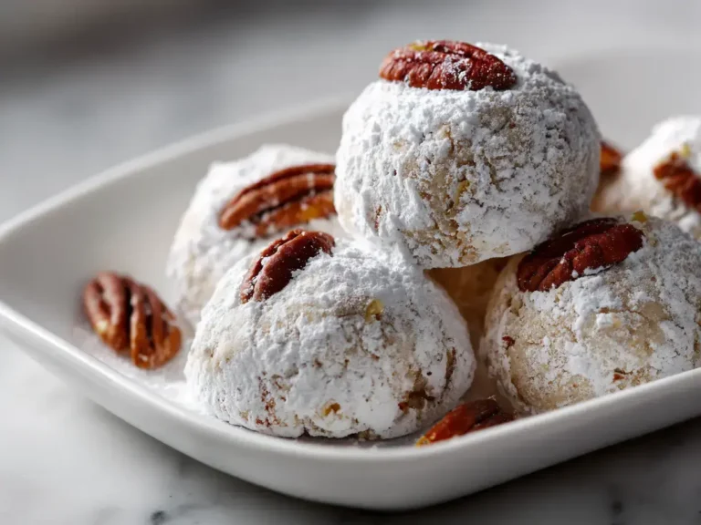 Easy snowball cookies