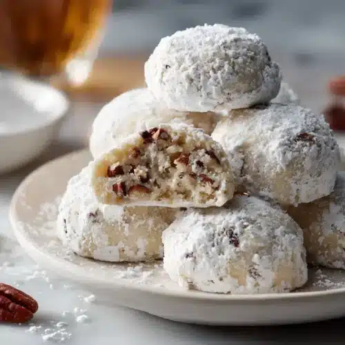 Easy snowball cookies recipe