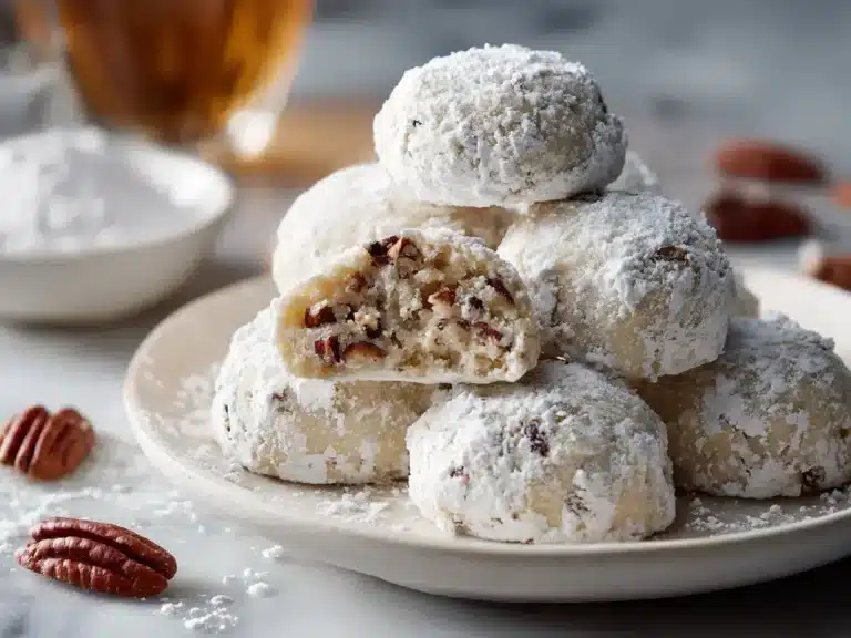 Easy snowball cookies recipe