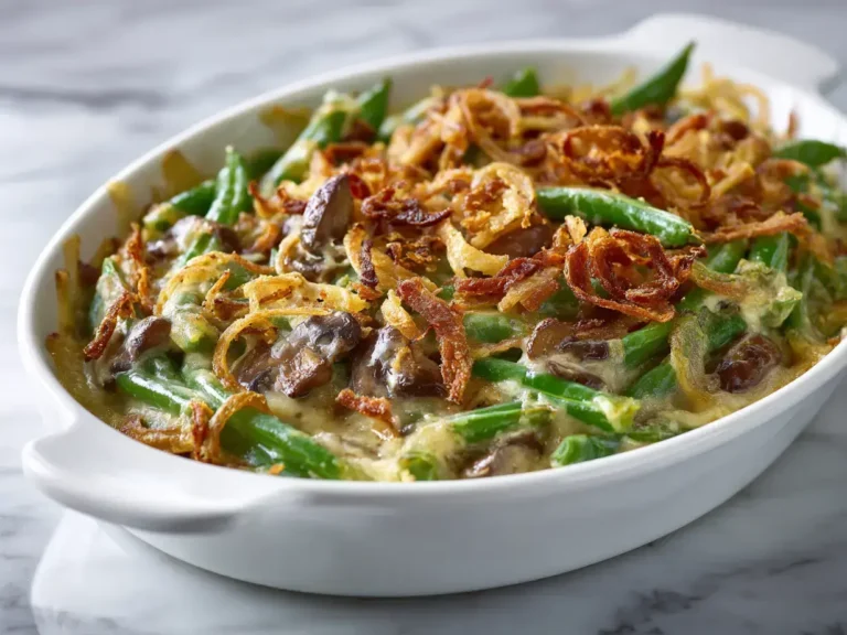 Easy southern green bean casserole
