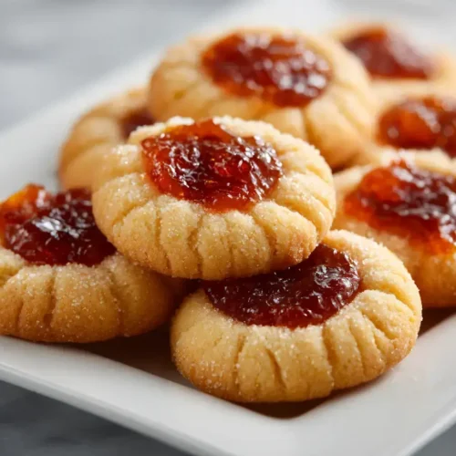 Easy thumbprint cookies