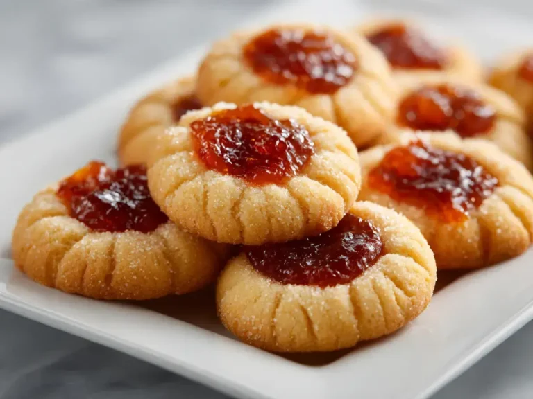 Easy thumbprint cookies