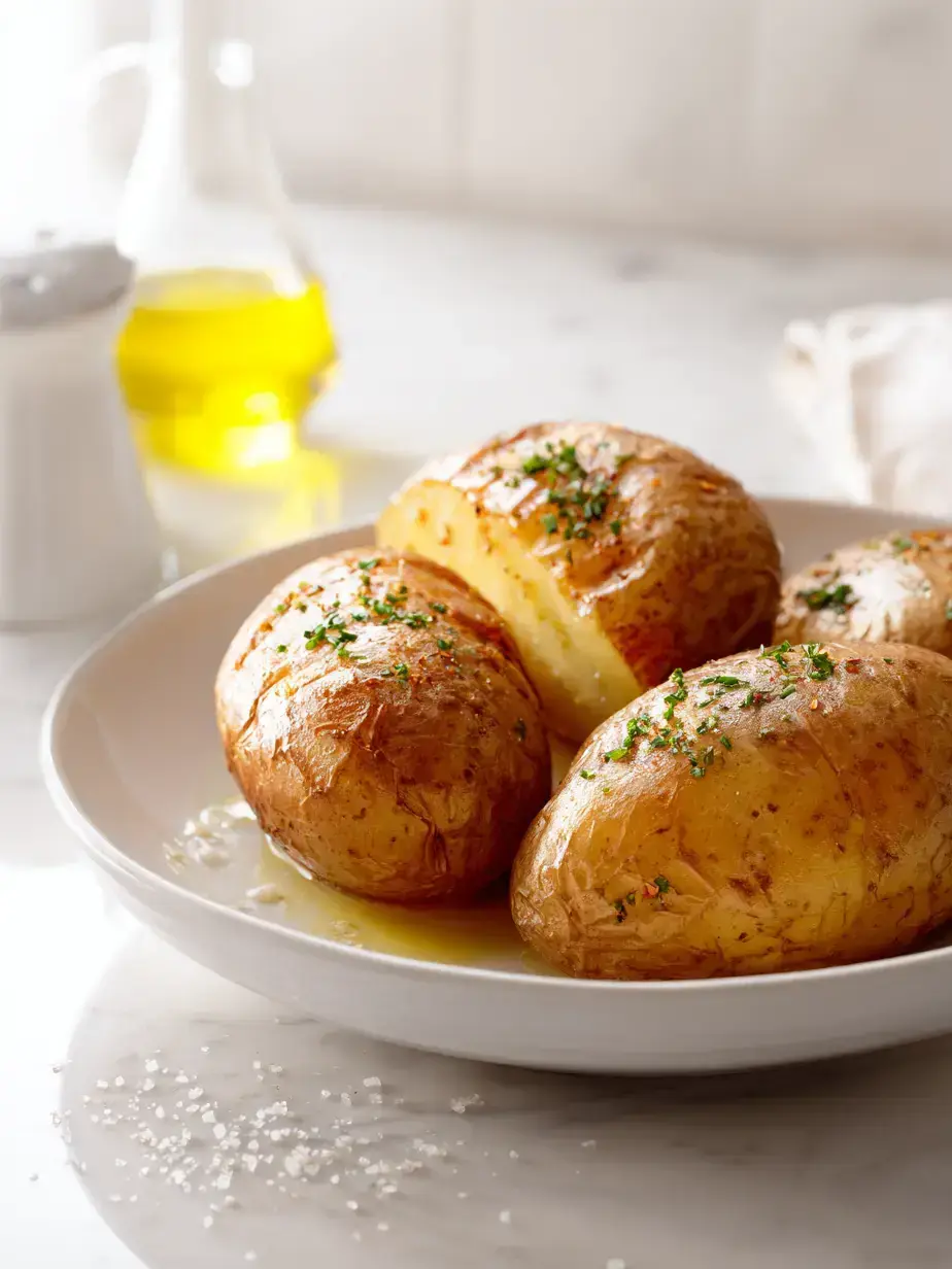 Cozy Serving of Baked Potatoes