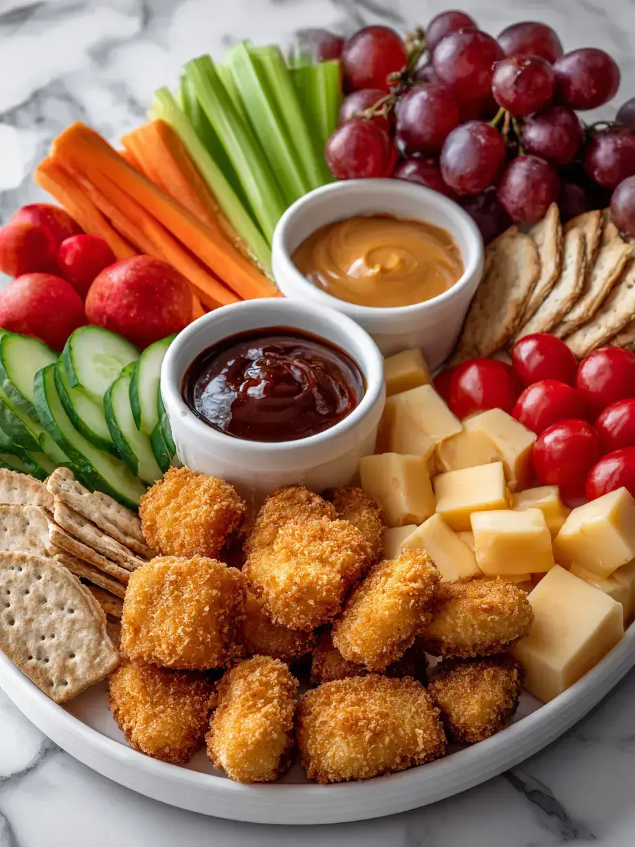 Cozy Serving of Chicken Nugget Charcuterie Board