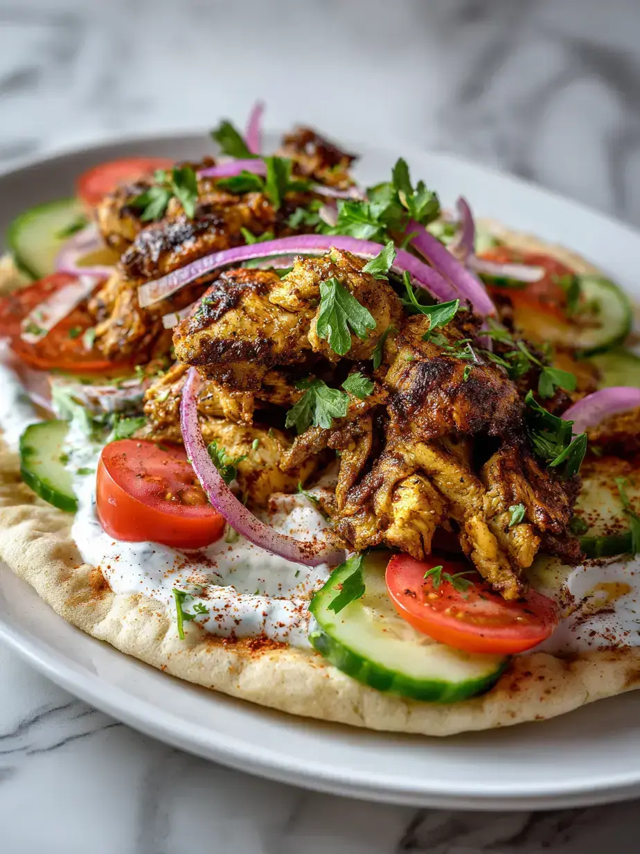 Cozy Serving of Chicken Shawarma