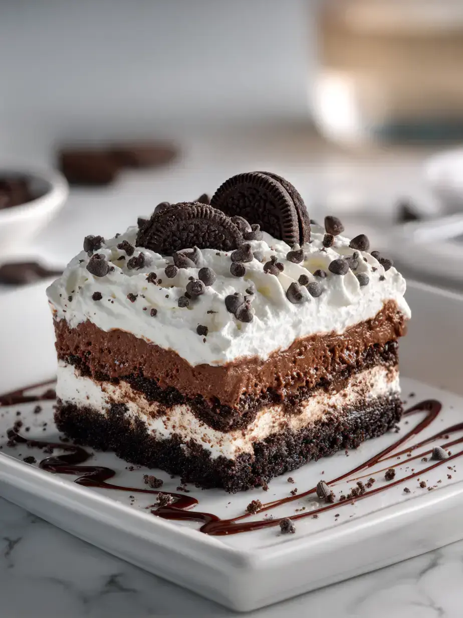 Cozy Serving of Chocolate Lasagna
