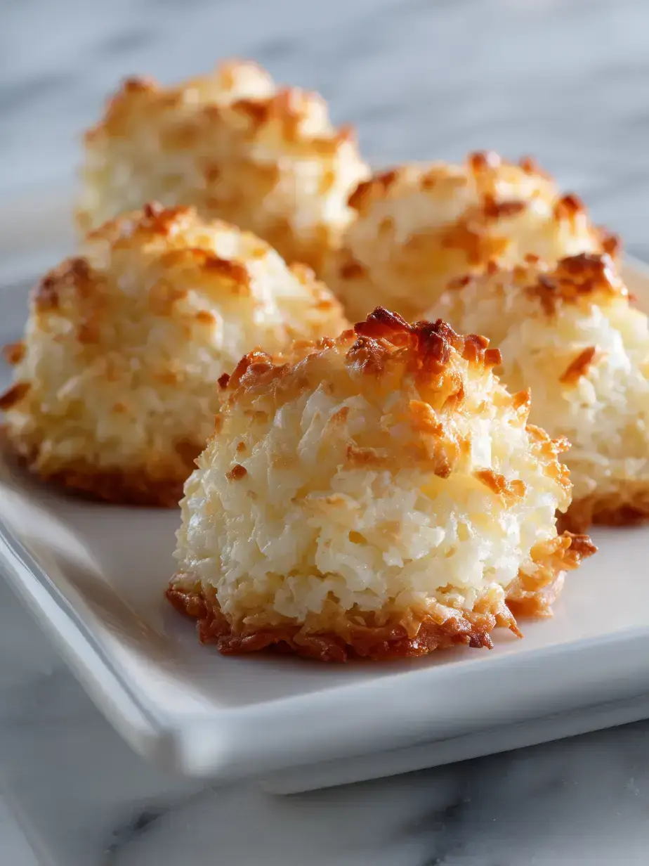 Cozy Serving of Coconut Macaroons