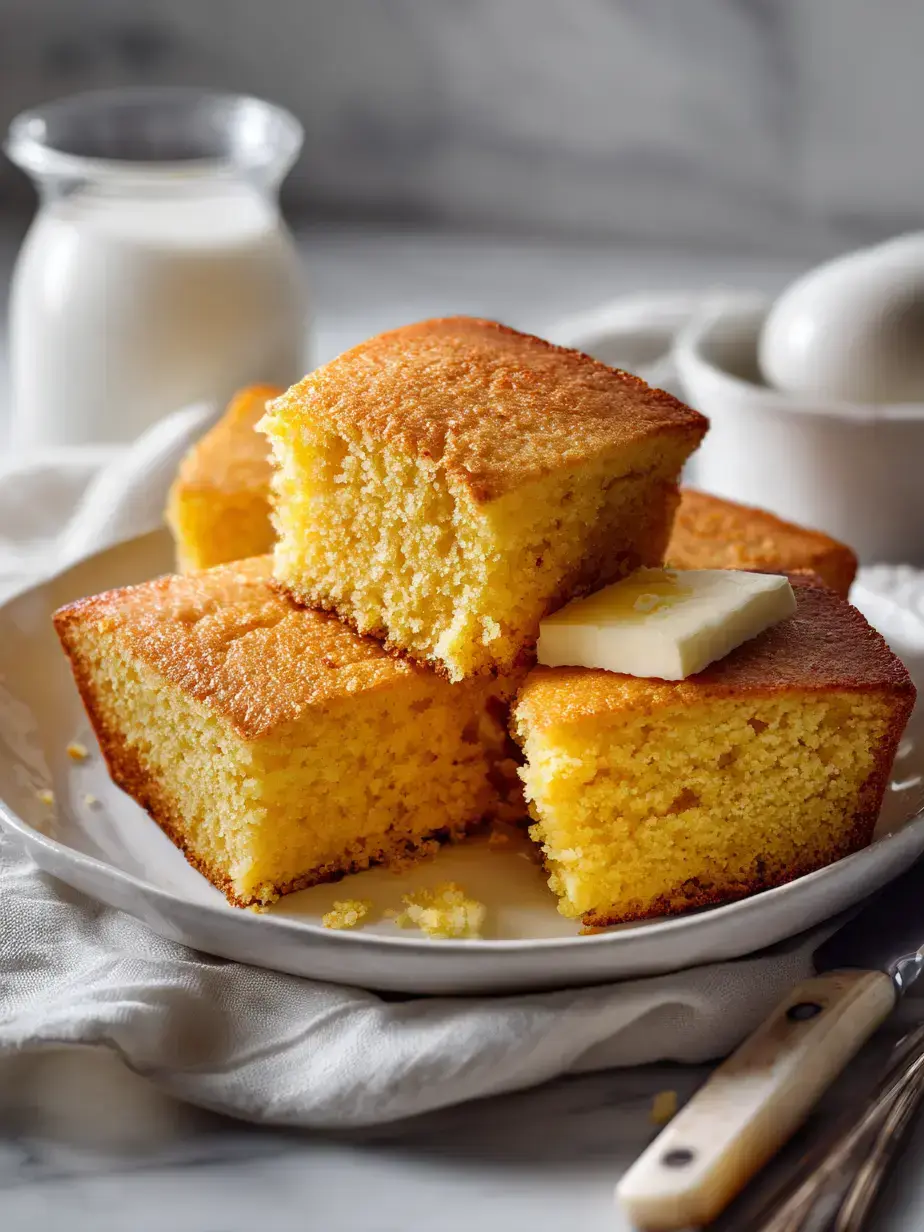 Cozy Serving of Corn Bread