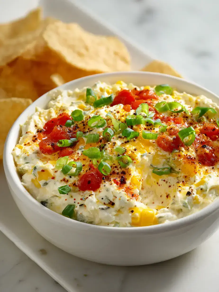 Cozy Serving of Easy Traditional Corn Dip