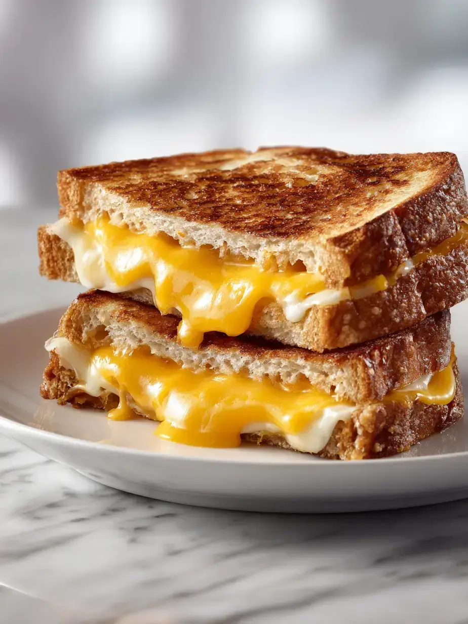 Cozy Serving of Grilled Cheese