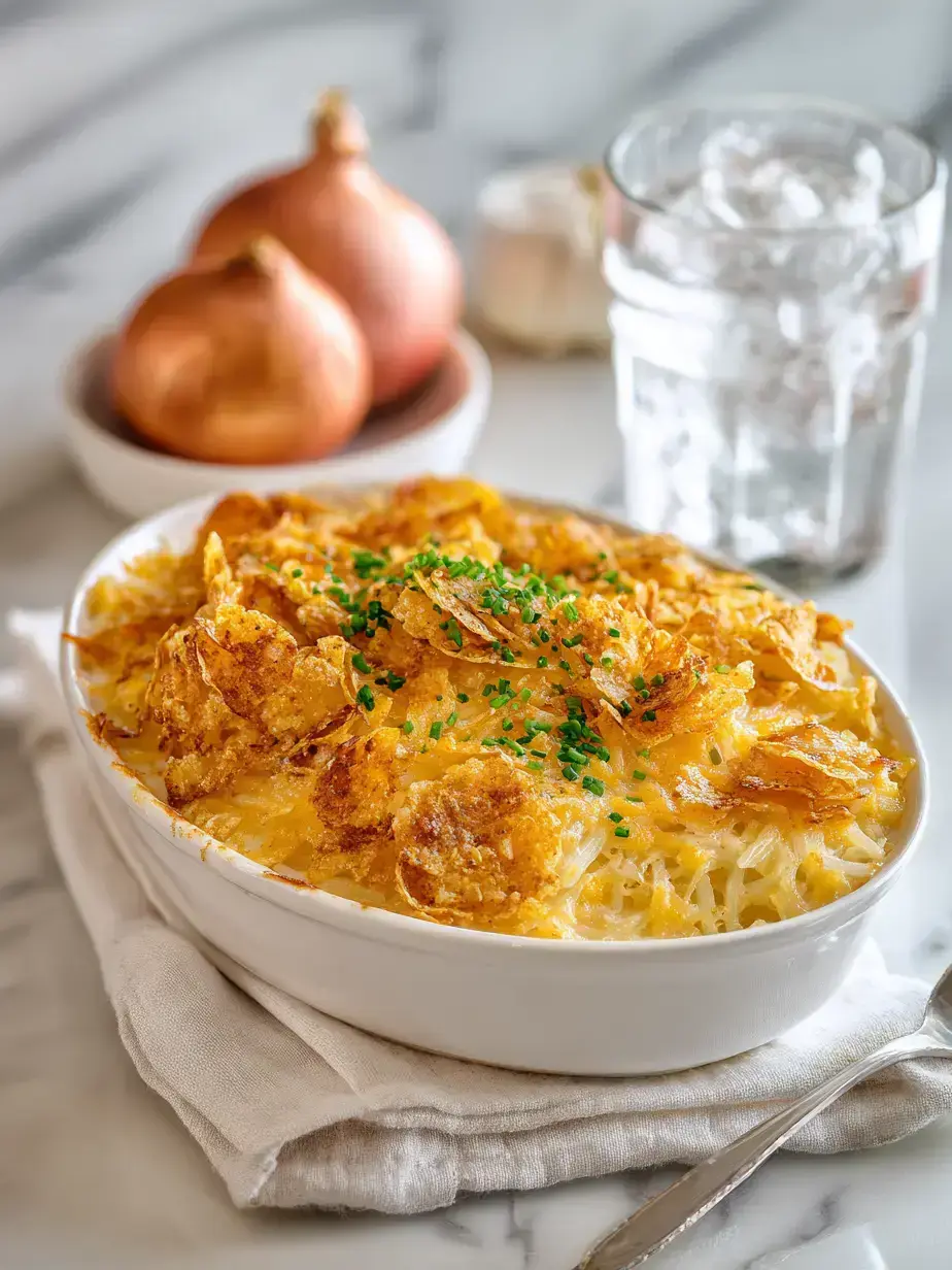 Cozy Serving of Hashbrown Casserole