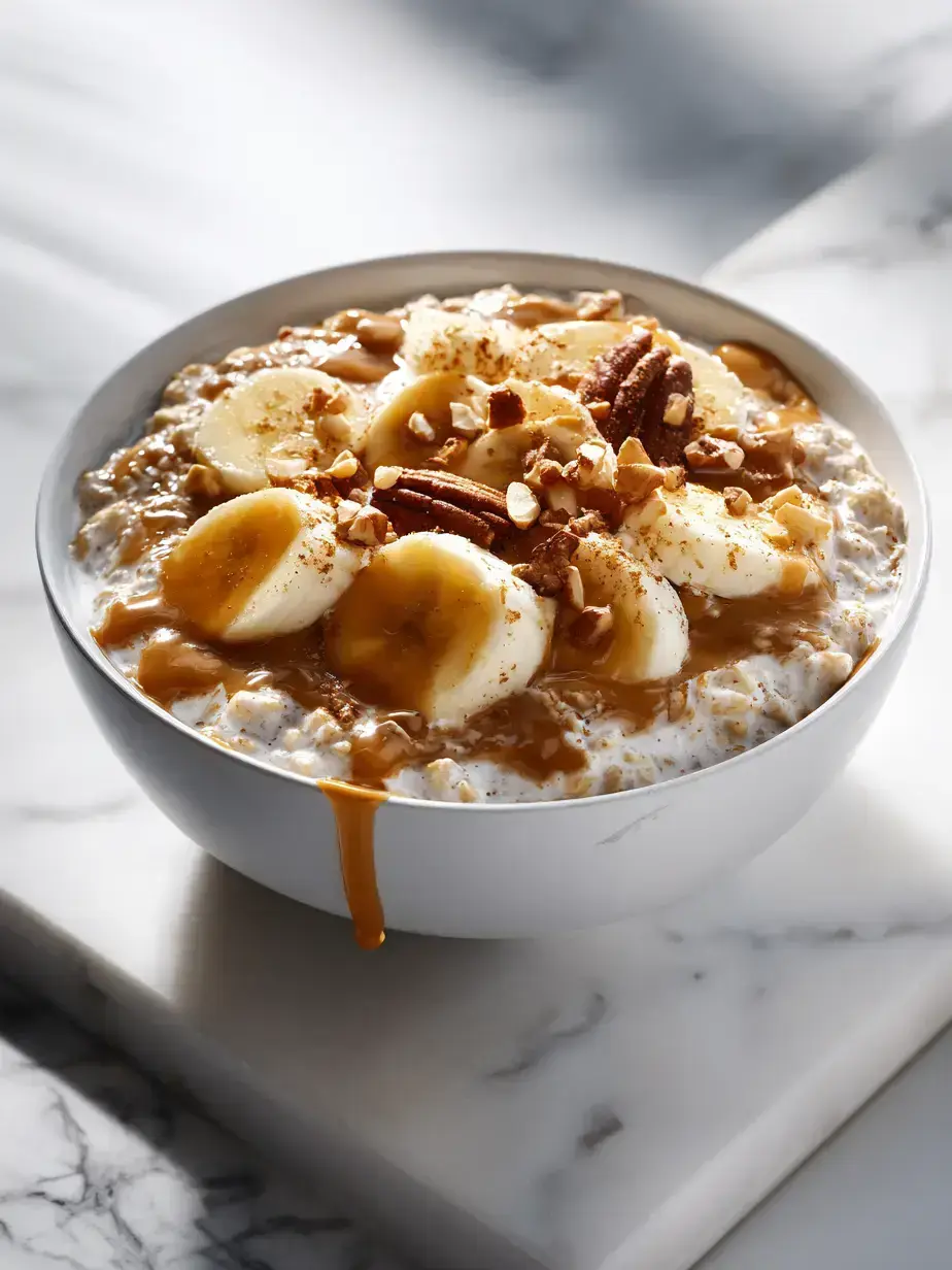 Cozy Serving of High Protein Peanut Butter Oats