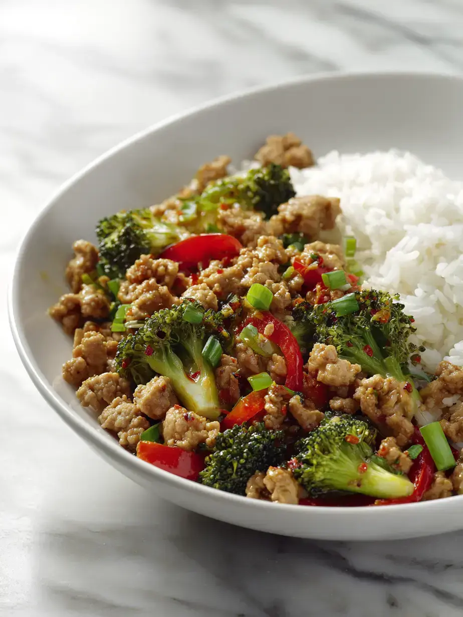 Cozy Serving of Honey Garlic Turkey Skillet