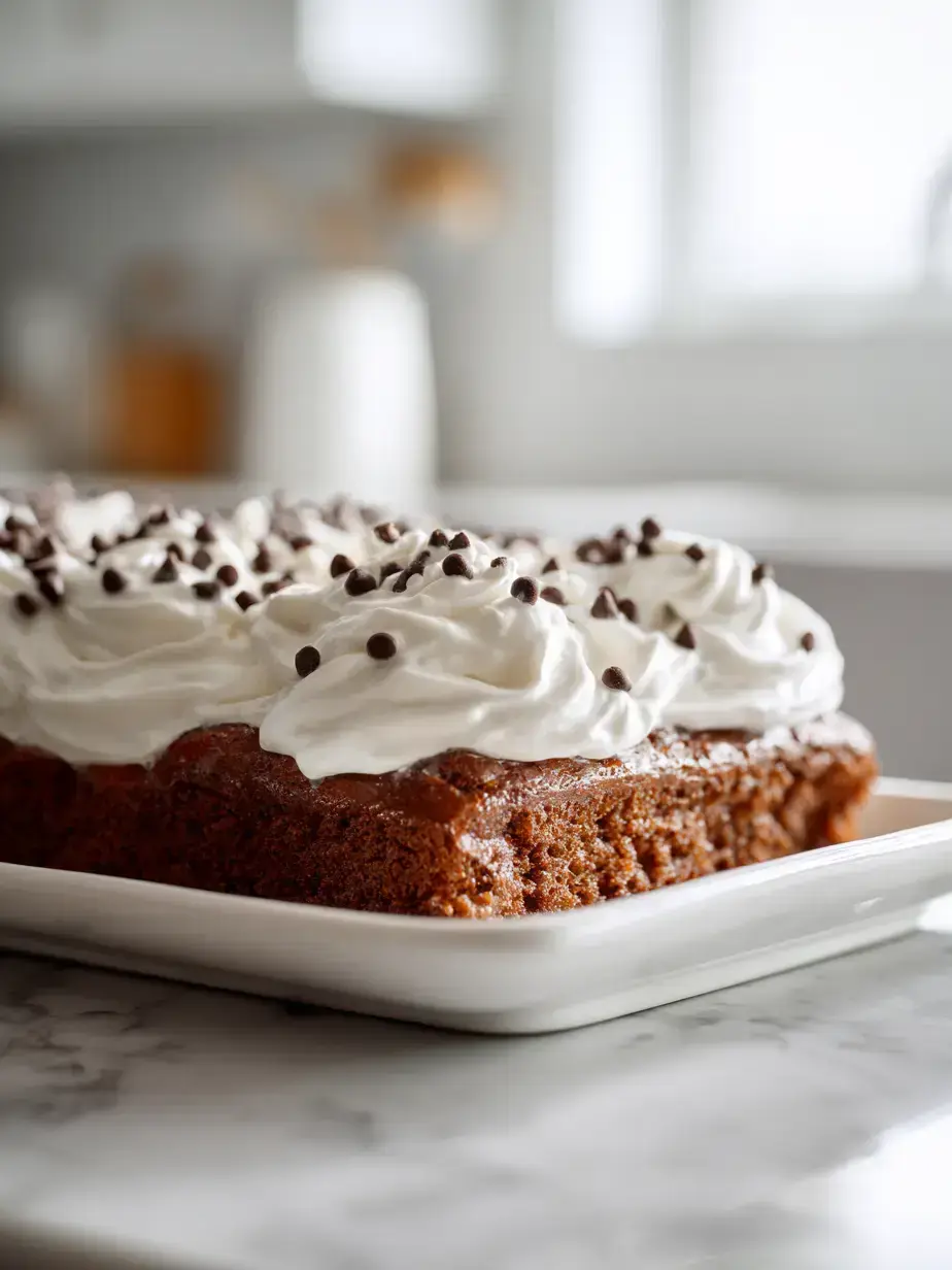 Cozy Serving of Hostess sheet cake