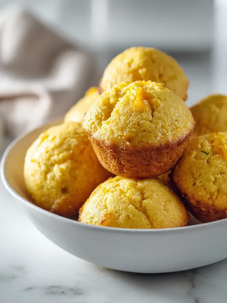 Cozy Serving of Jalapeño Cornbread Bites
