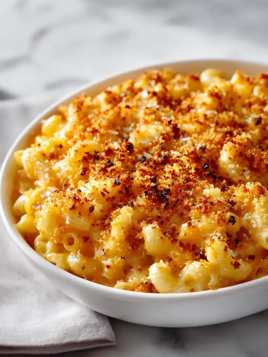 Cozy Serving of Homemade Mac and Cheese