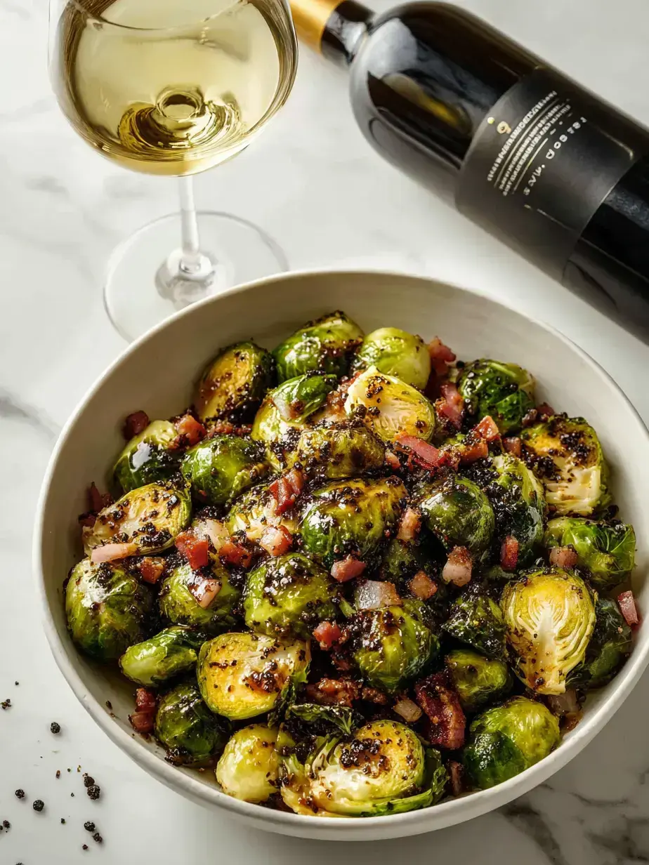 Cozy Serving of Modern Thanksgiving Sides with Roasted Brussels Sprouts