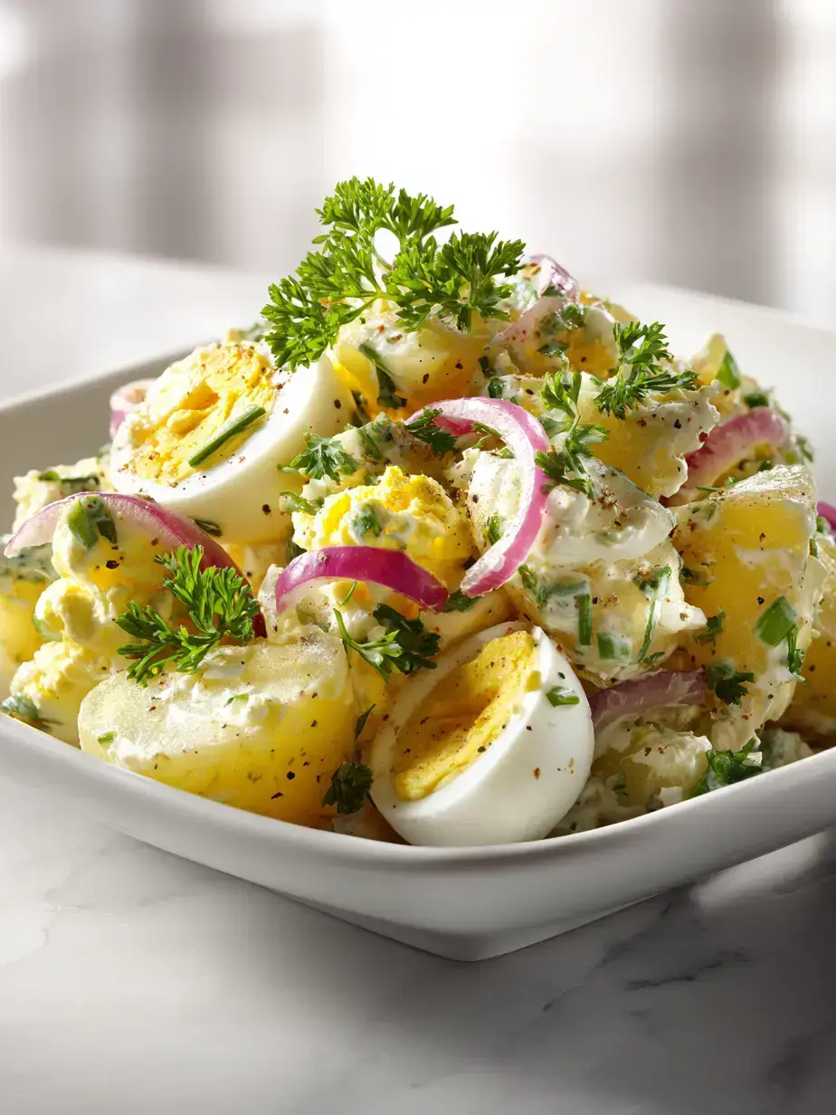 Cozy Serving of Potato Salad