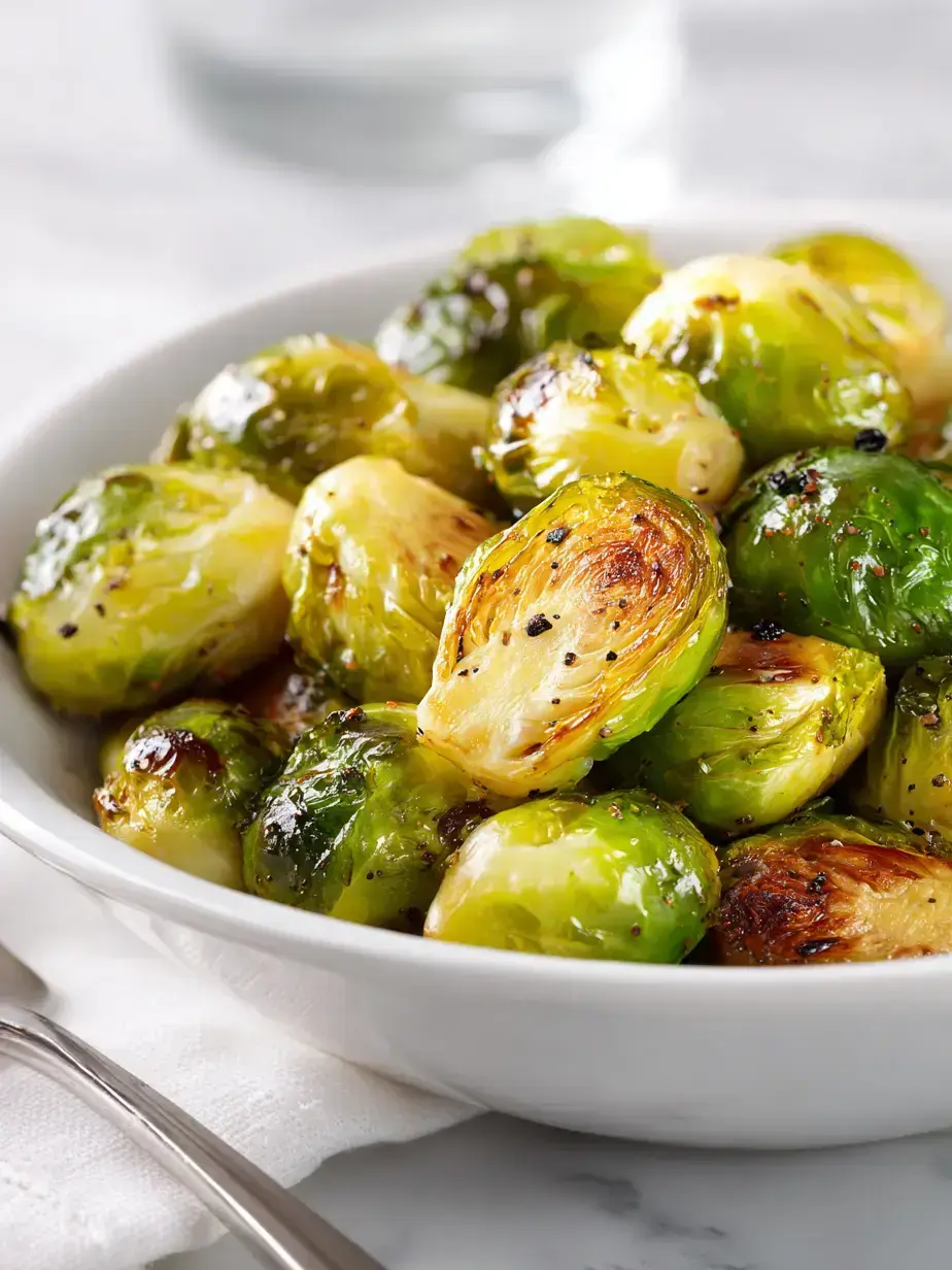 Crispy Roasted Brussels Sprouts Serving