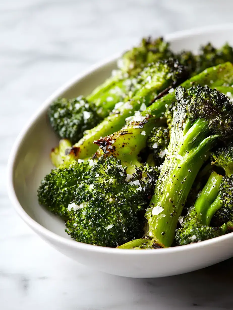 Cozy Serving of Perfect Roasted Broccoli
