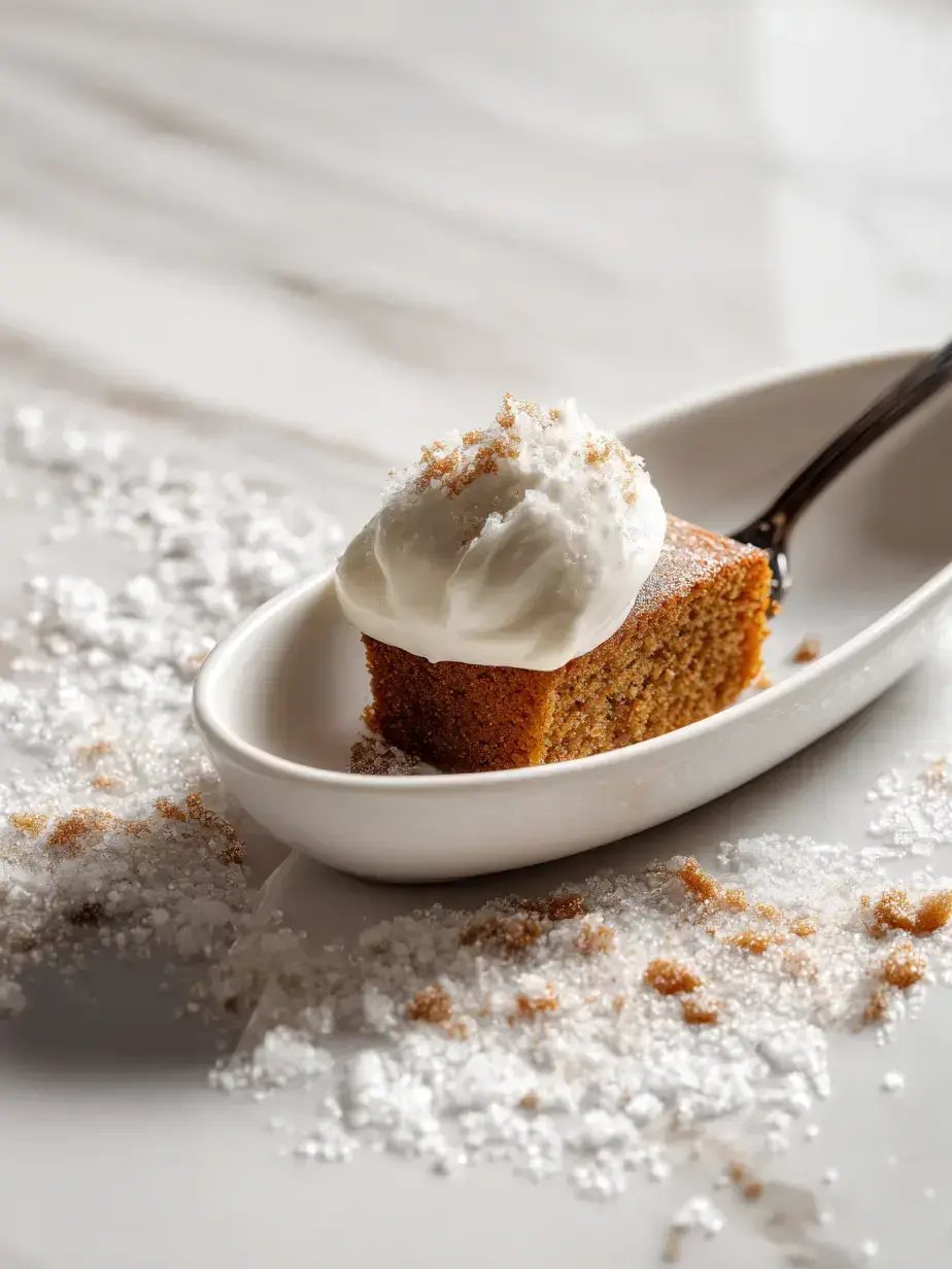 Cozy Serving of Spice Cake